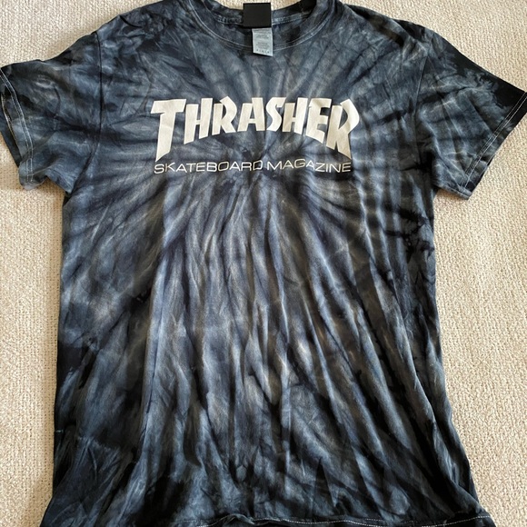 Thrasher Tiedye Tshirt Blueblack | Poshmark